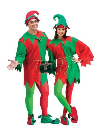 Elegant Elf Christmas Costume